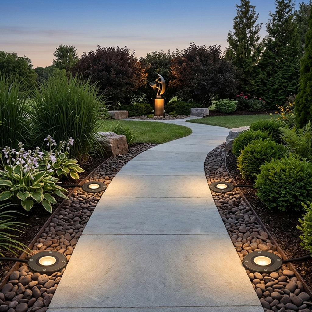 pathscapes Proline 2-Pack Solid Brass Low Voltage LED Well Light