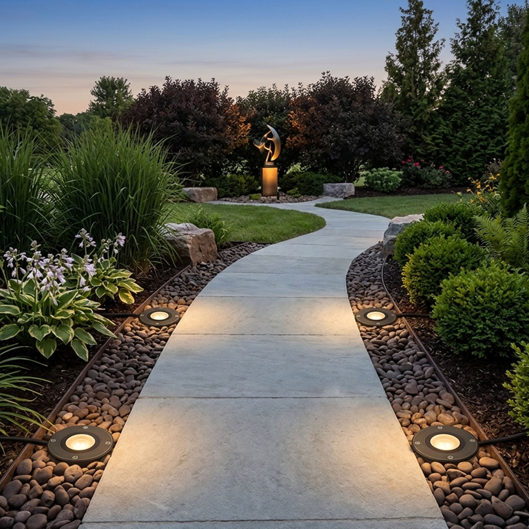 pathscapes Proline 2-Pack Solid Brass Low Voltage LED Well Light