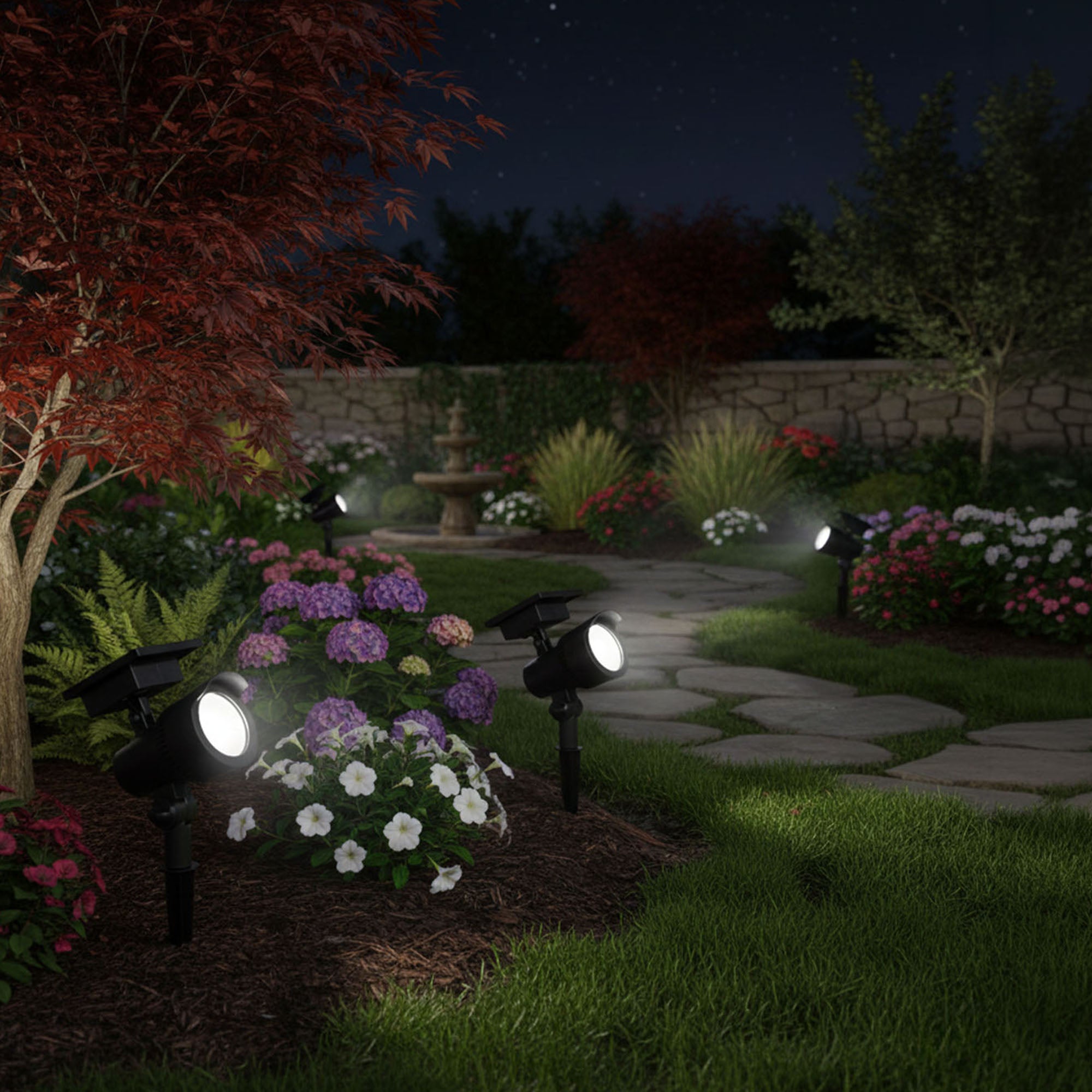pathscapes 2-Pack Solar Spotlight