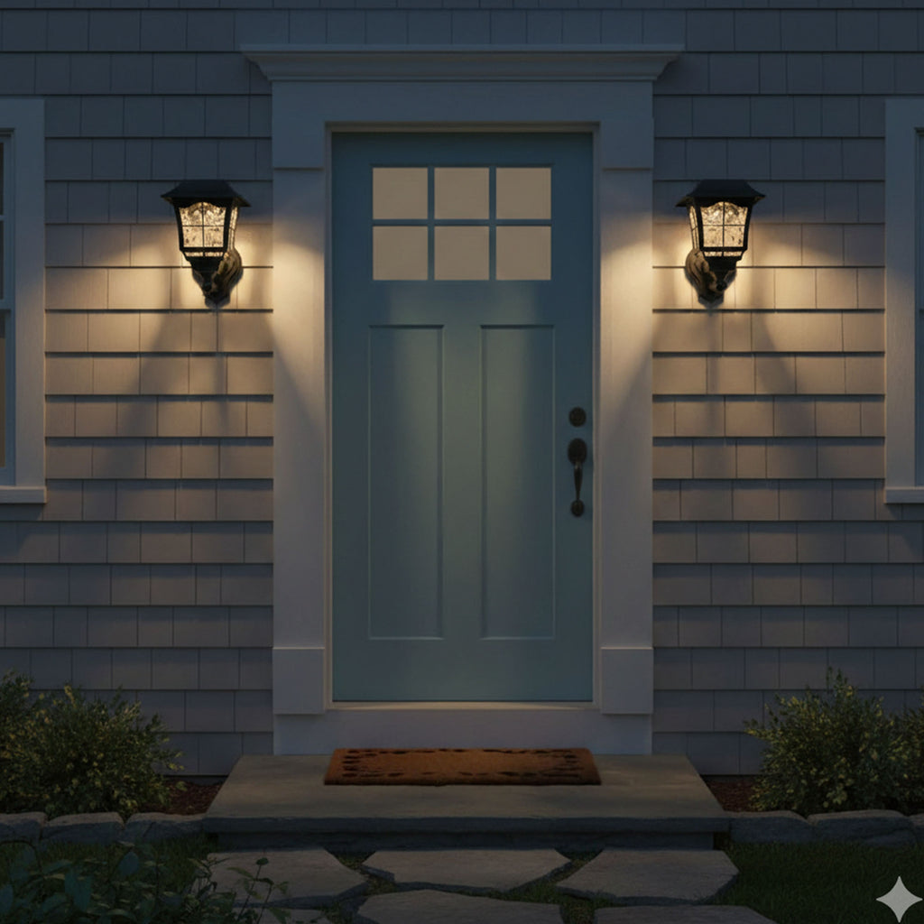 pathscapes 4-Pack Solar Wall Lights