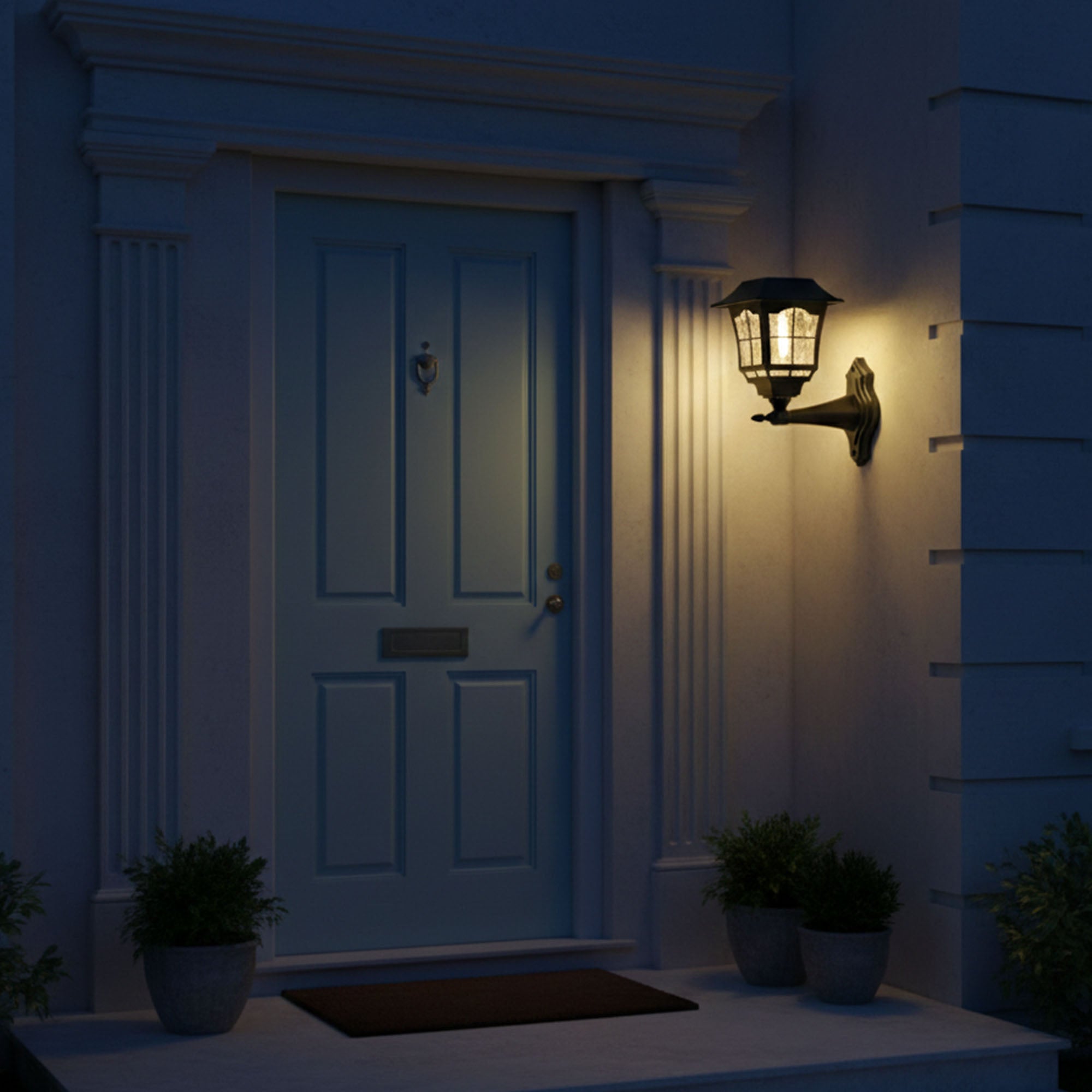 pathscapes 4-Pack Solar Wall Lights