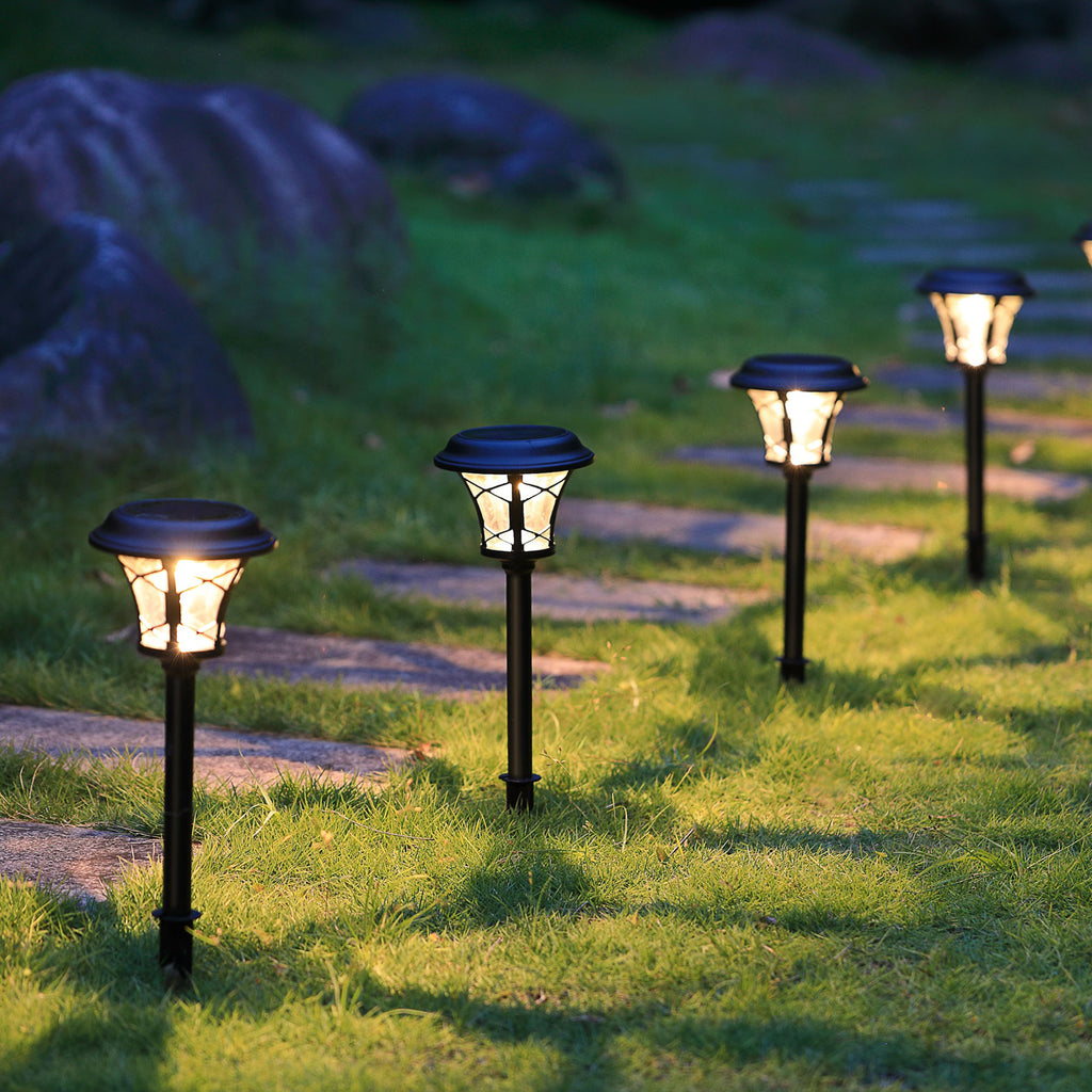 6-Pack Solar Post Lights