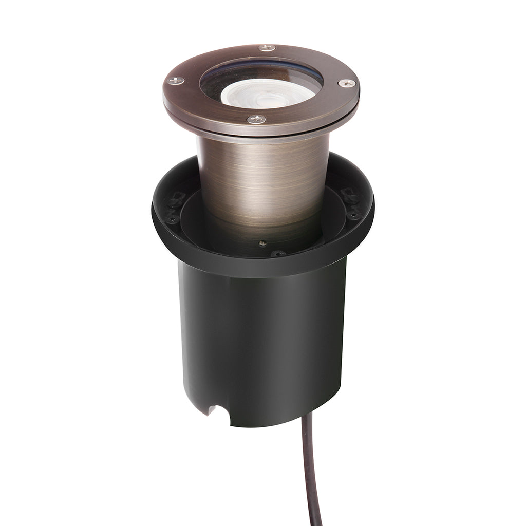 pathscapes Proline 2-Pack Solid Brass Low Voltage LED Well Light