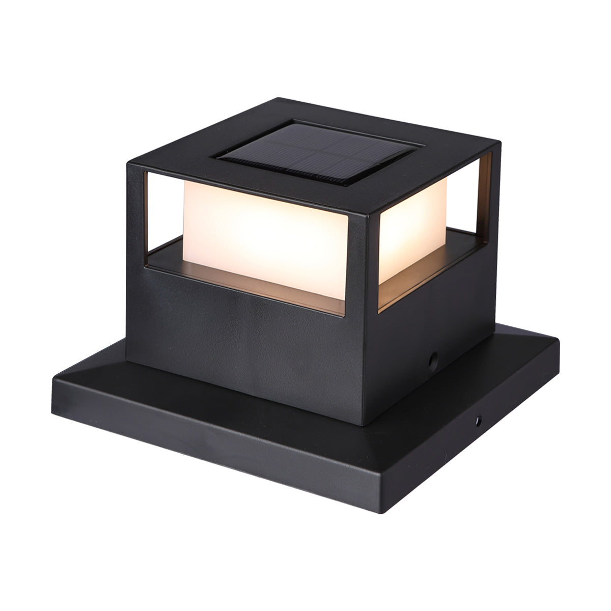 pathscapes 6-Pack Solar Post Cap Lights with Base